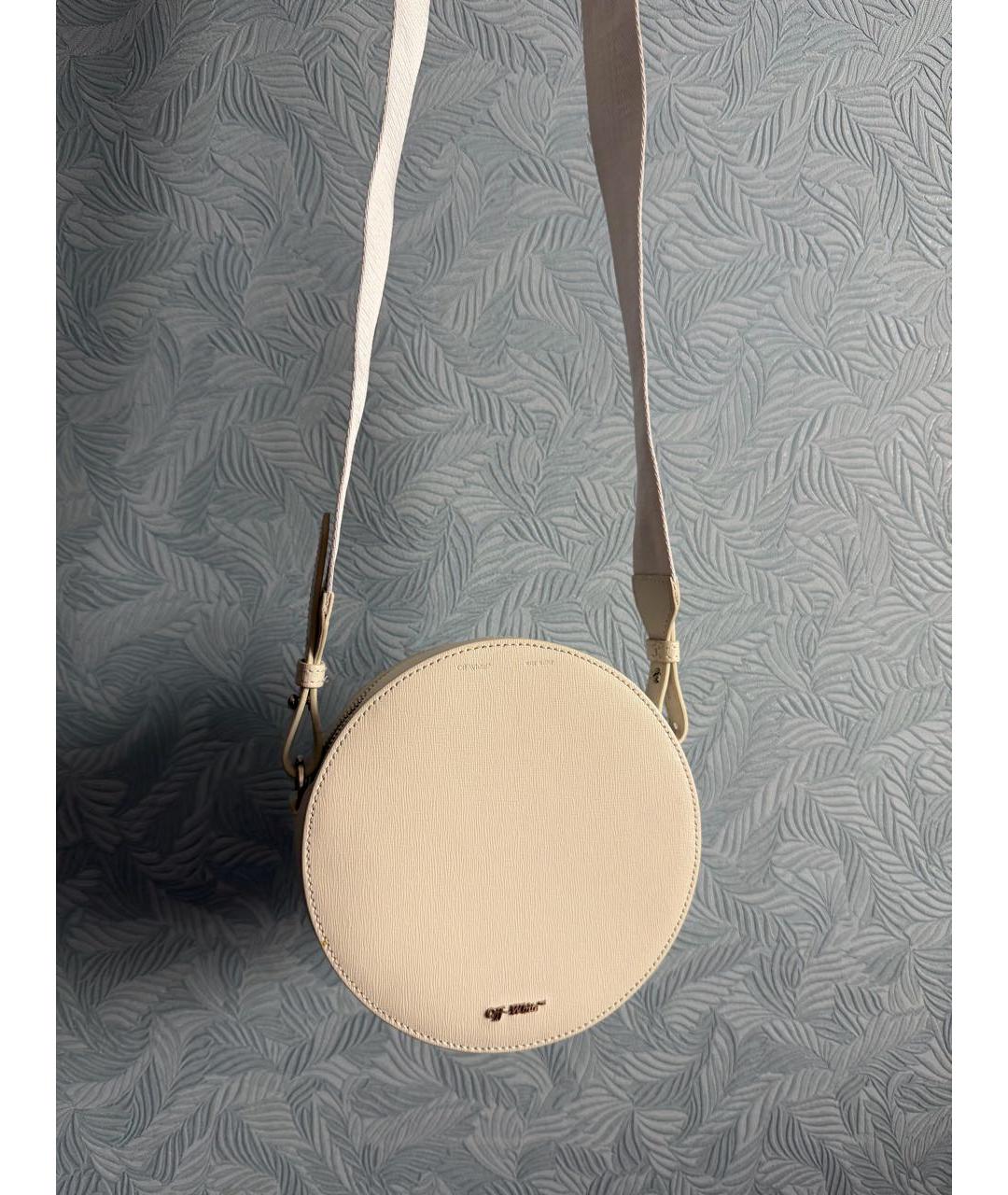 OFF-WHITE Белая сумка через плечо, фото 4