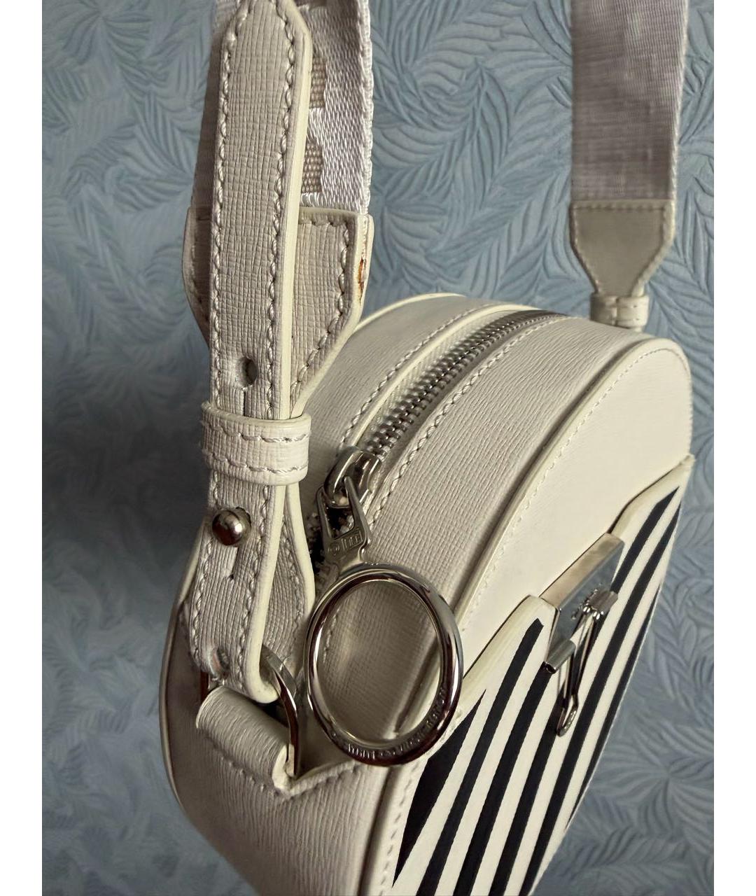 OFF-WHITE Белая сумка через плечо, фото 5