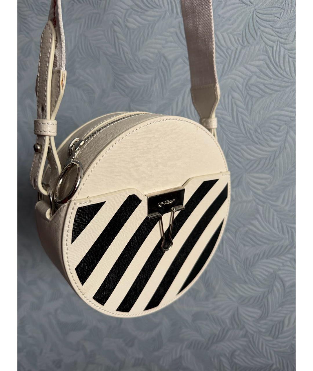 OFF-WHITE Белая сумка через плечо, фото 2