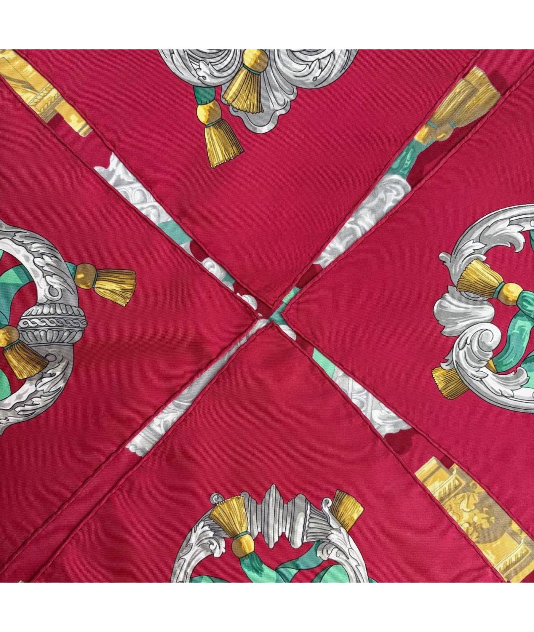 HERMES Мульти шелковый платок, фото 8