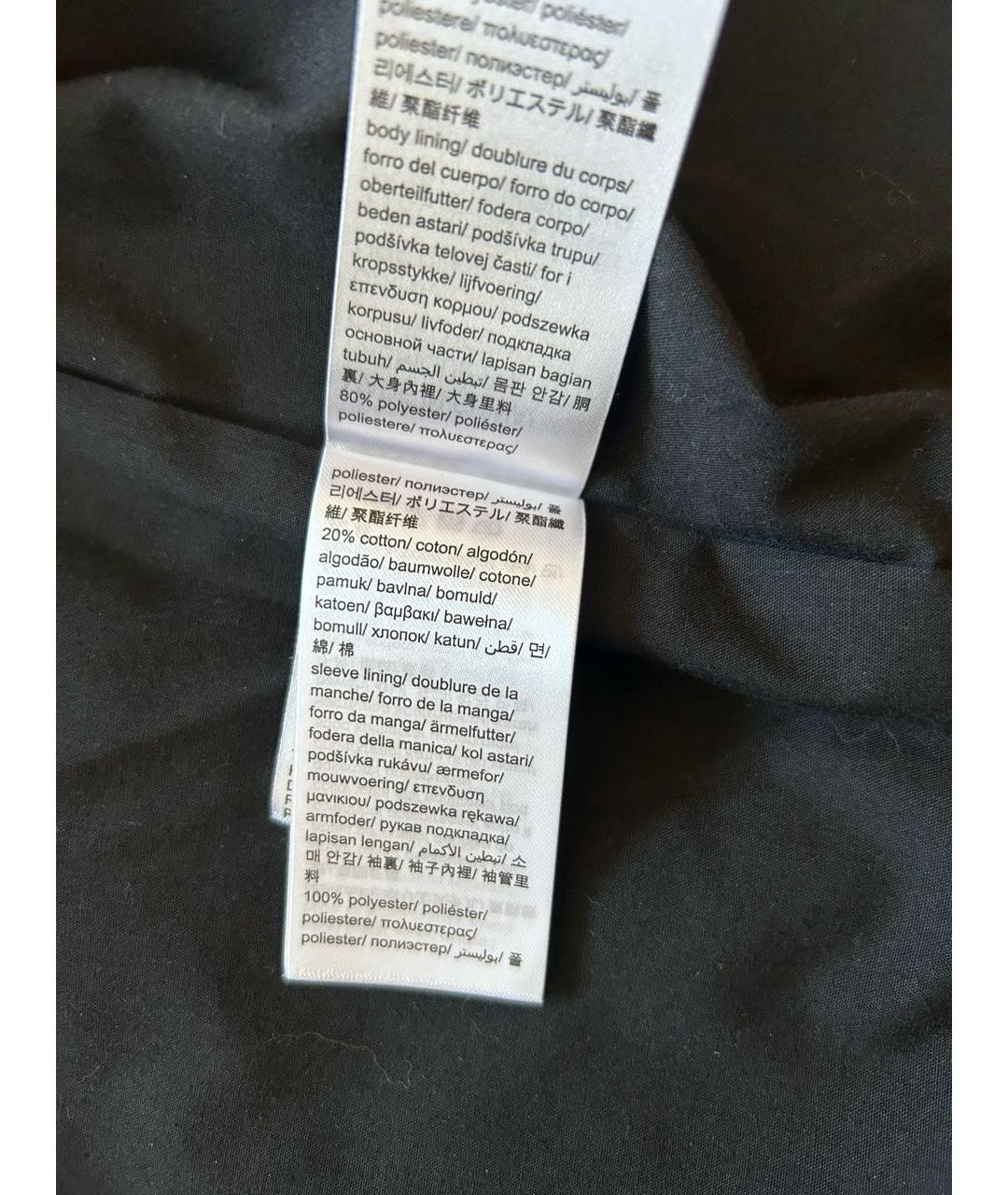 CALVIN KLEIN Черная полиэстеровая куртка, фото 7