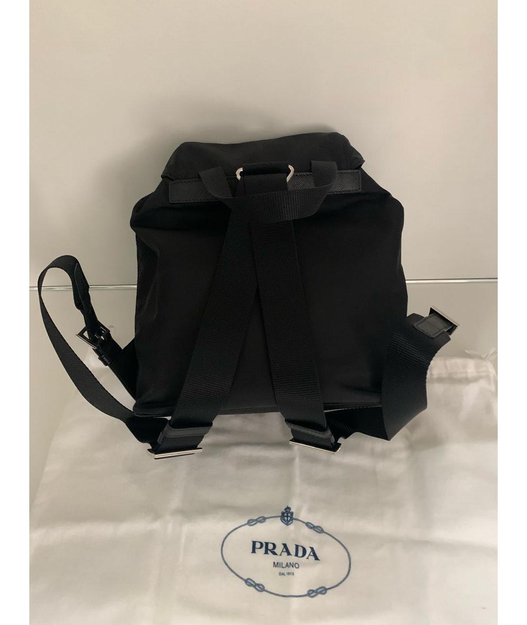 PRADA Черный рюкзак, фото 6