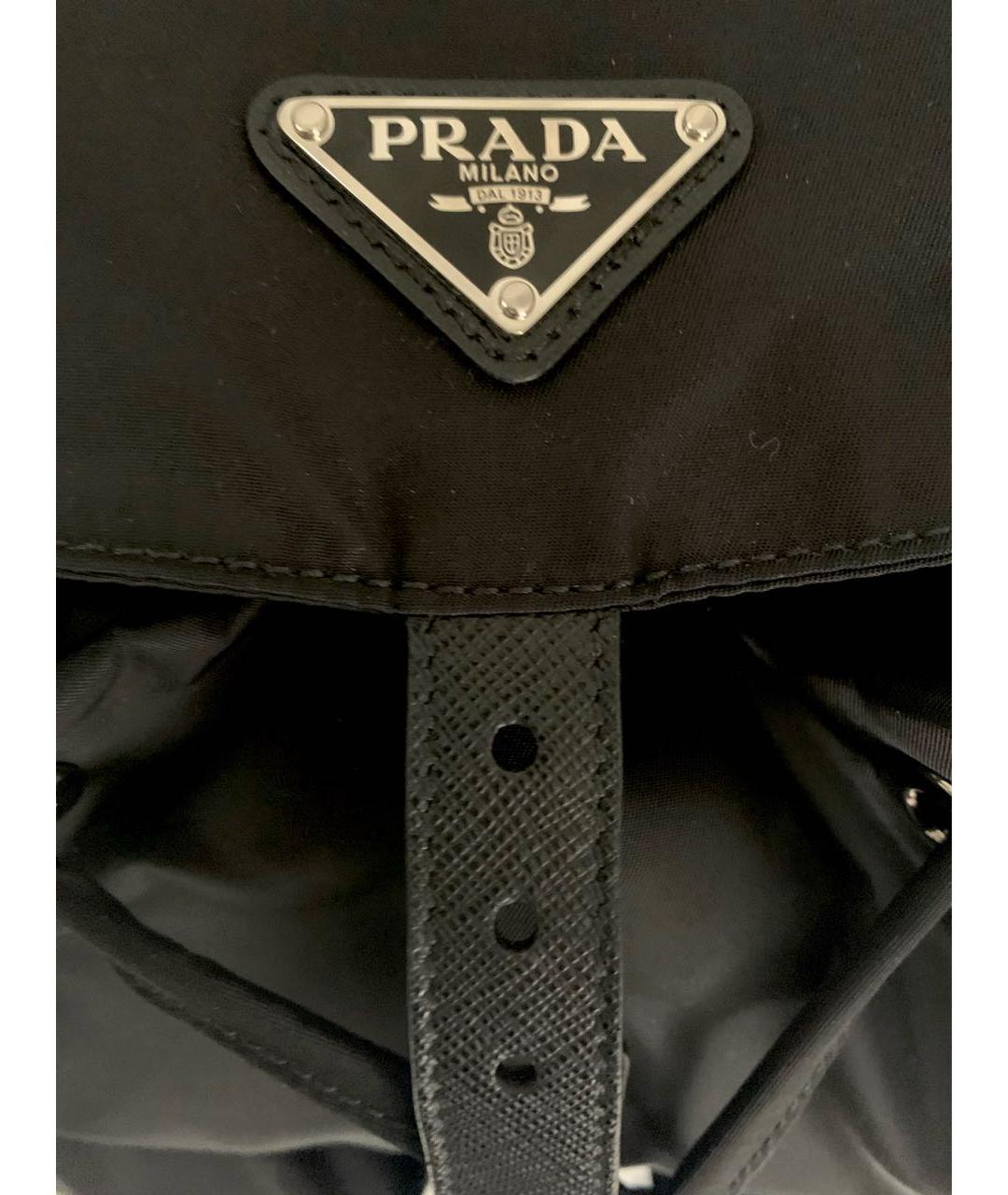 PRADA Черный рюкзак, фото 5