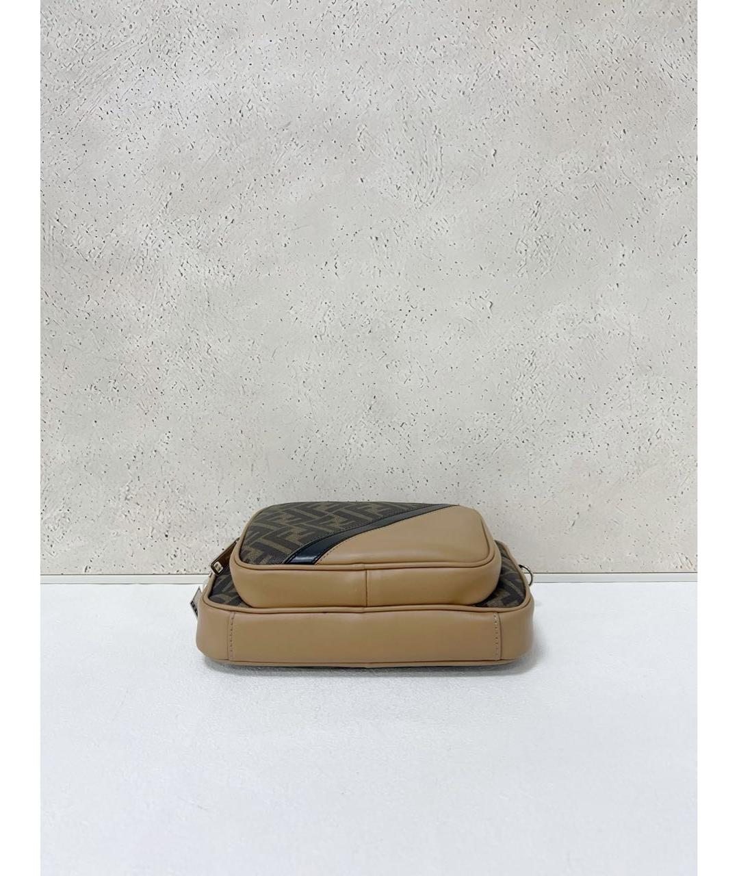 FENDI Коричневая сумка через плечо, фото 6