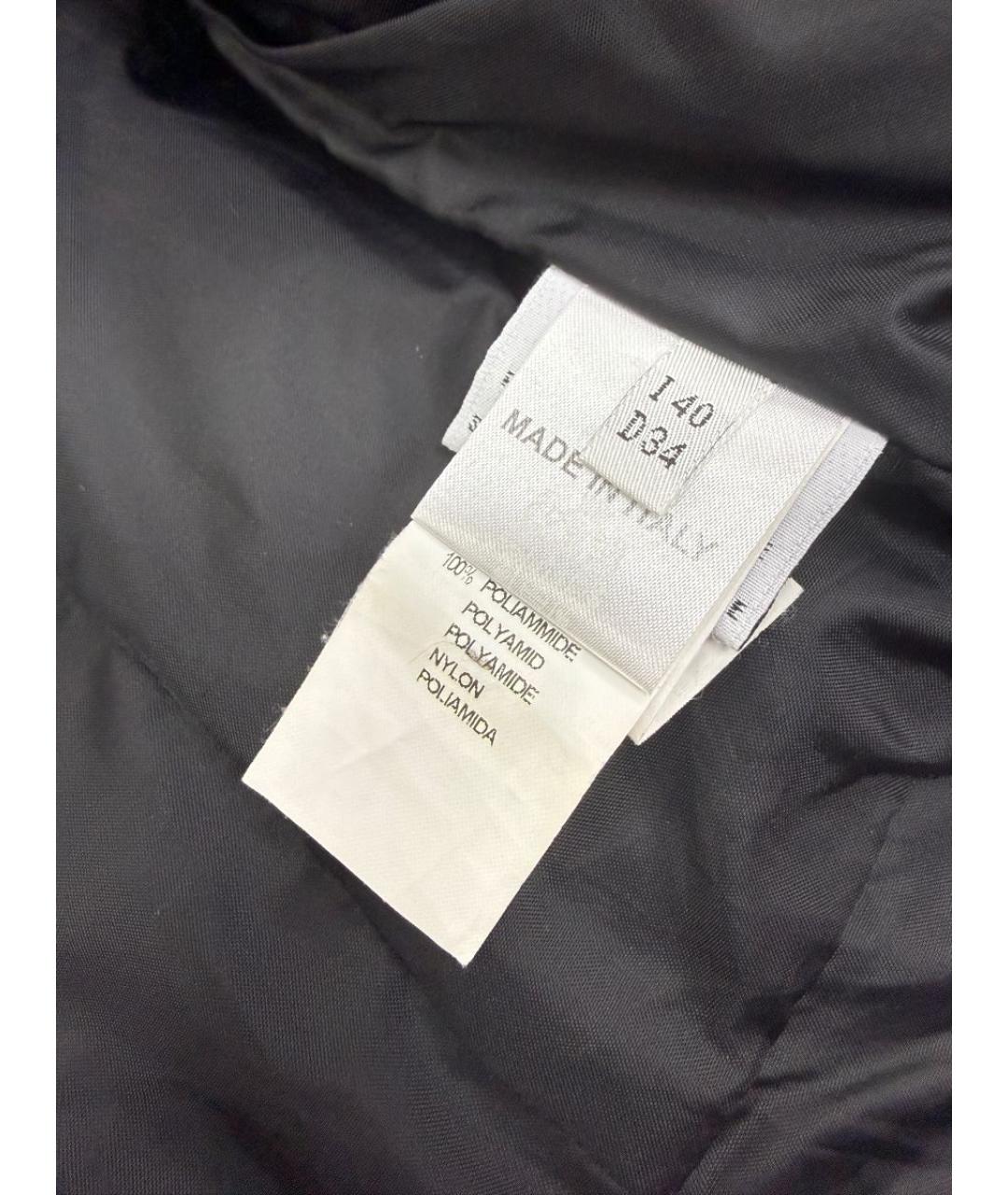BLUMARINE Черная полиамидовая куртка, фото 5