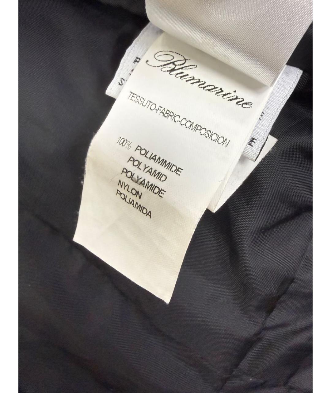 BLUMARINE Черная полиамидовая куртка, фото 6