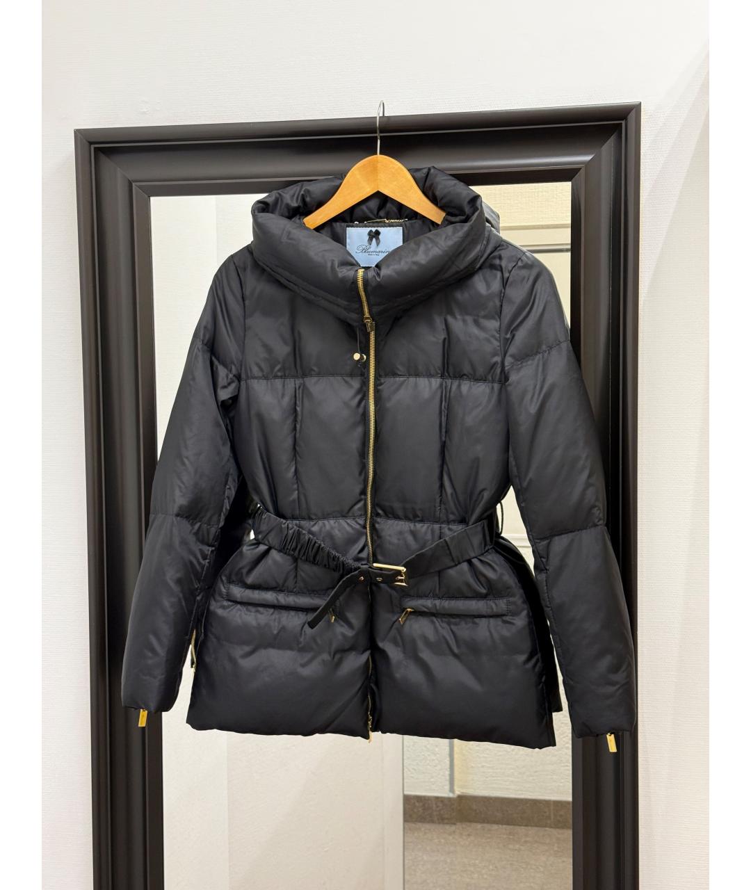 BLUMARINE Черная полиамидовая куртка, фото 8