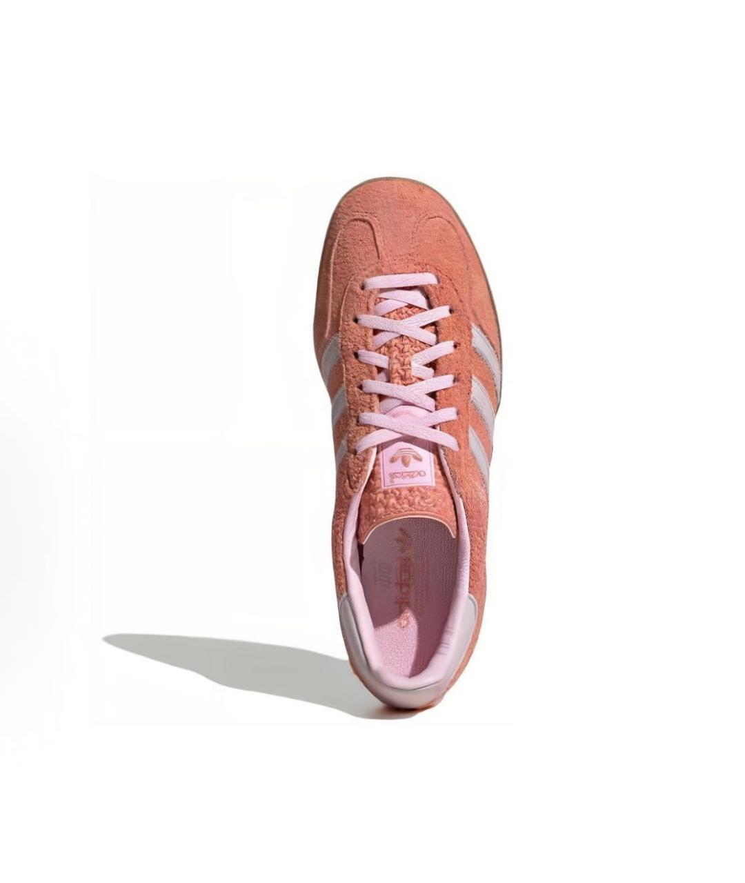 ADIDAS Оранжевое замшевые кроссовки, фото 4