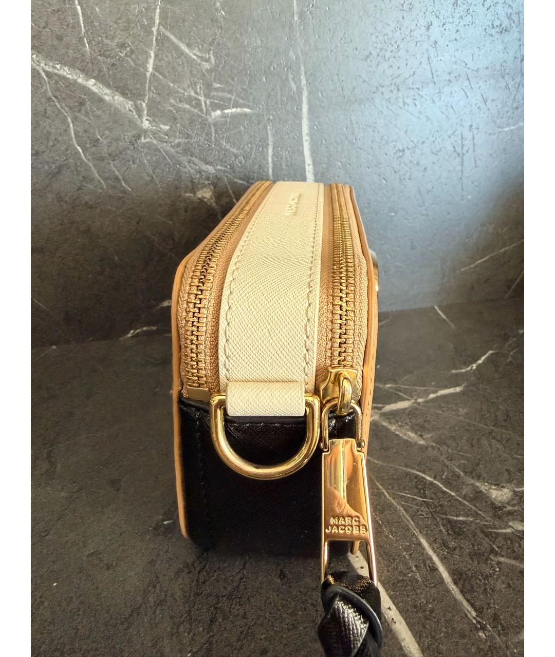 MARC JACOBS Бежевая кожаная сумка через плечо, фото 2
