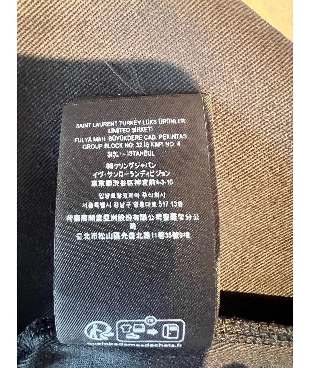 SAINT LAURENT Черная сумка тоут, фото 5