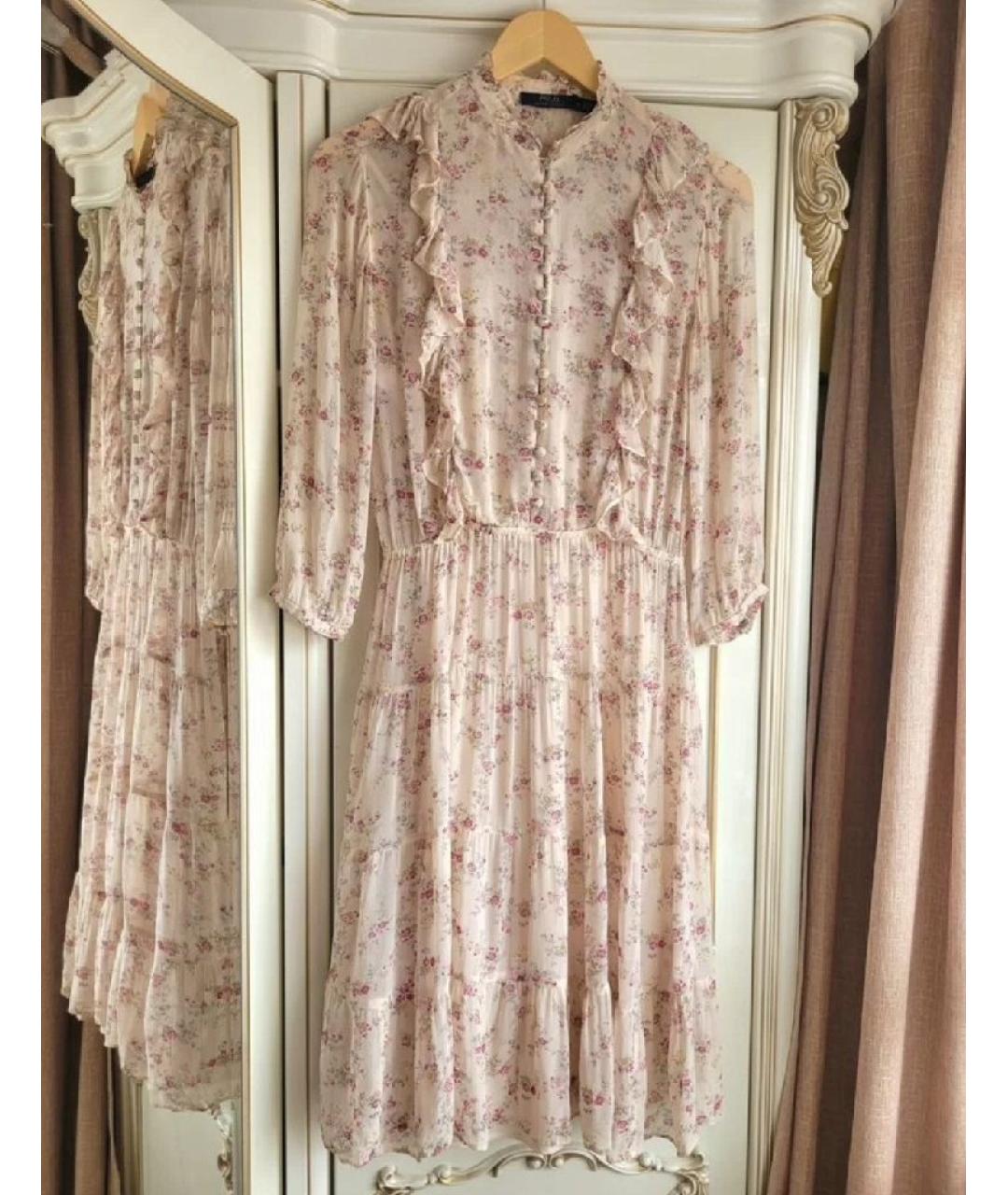 RALPH LAUREN Мульти вискозное повседневное платье, фото 6