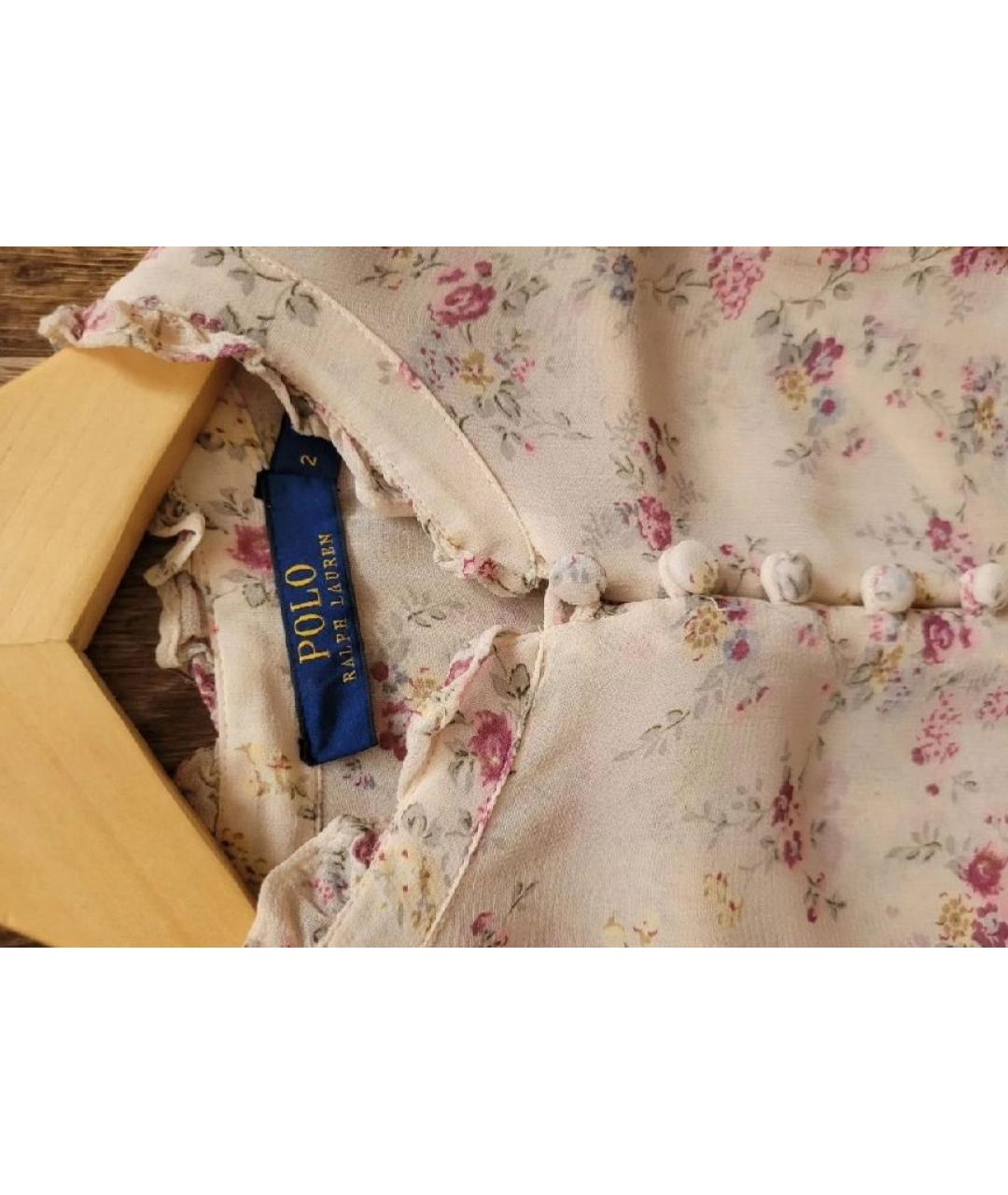 RALPH LAUREN Мульти вискозное повседневное платье, фото 4