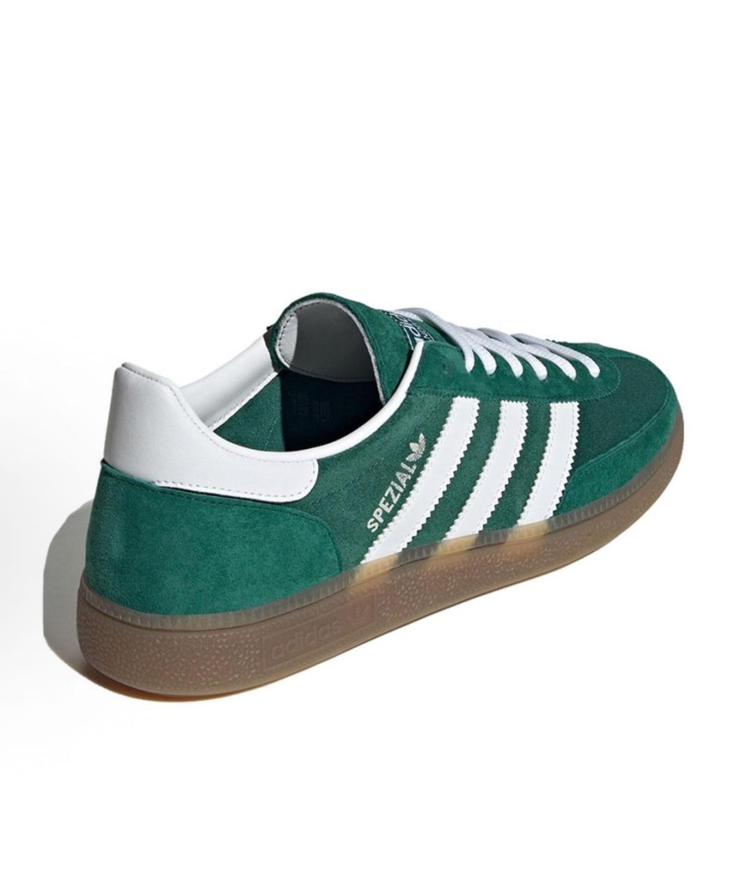 ADIDAS Зеленые замшевые кроссовки, фото 4