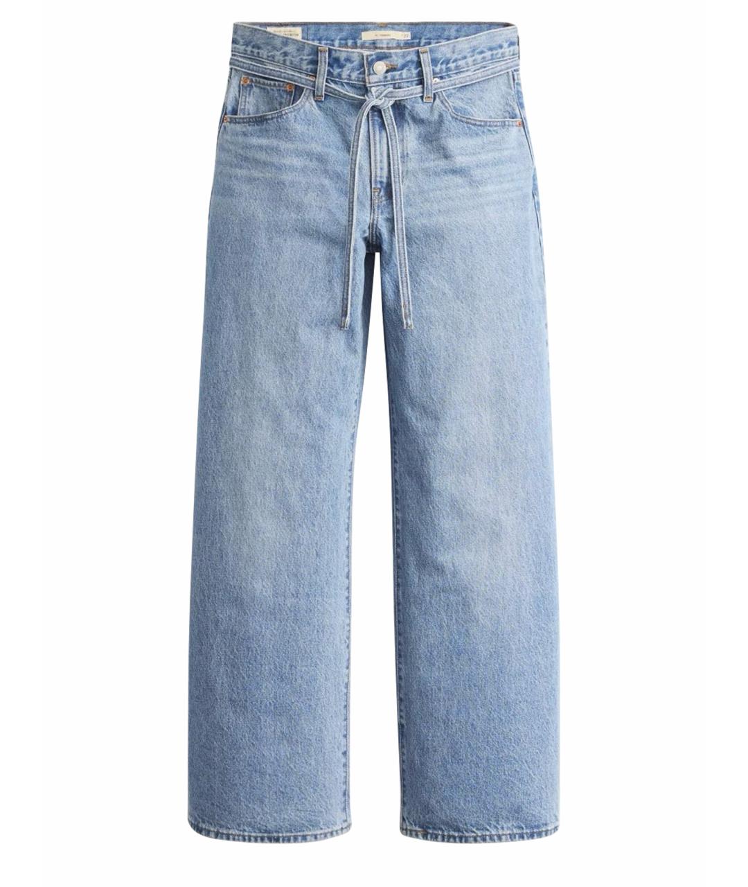 LEVI'S Синие хлопковые прямые джинсы, фото 9
