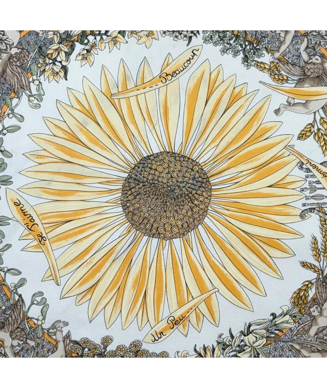 HERMES Мульти шелковый платок, фото 2