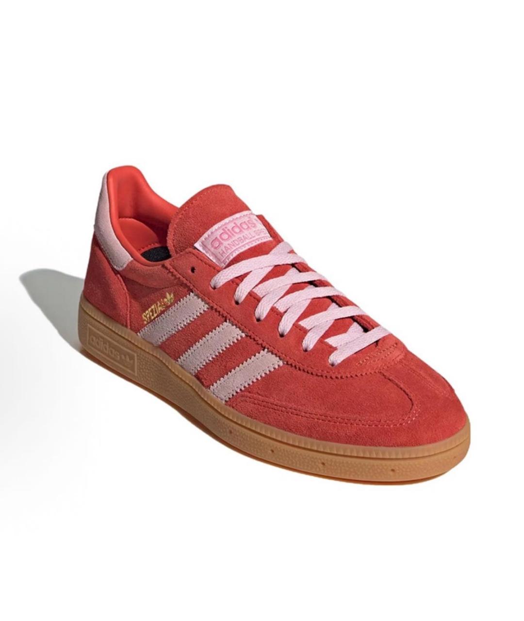 ADIDAS Оранжевое замшевые кроссовки, фото 4