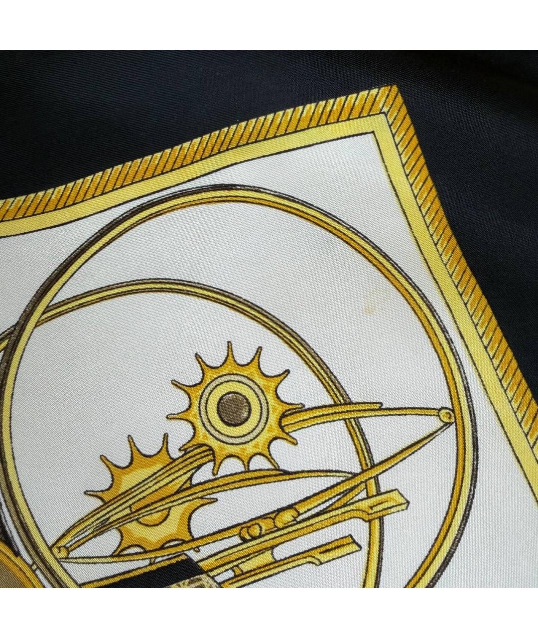 HERMES Мульти шелковый платок, фото 7