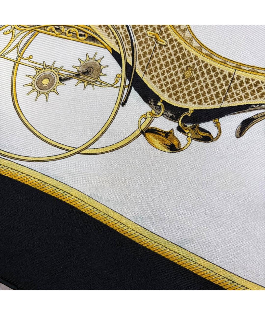 HERMES Мульти шелковый платок, фото 4