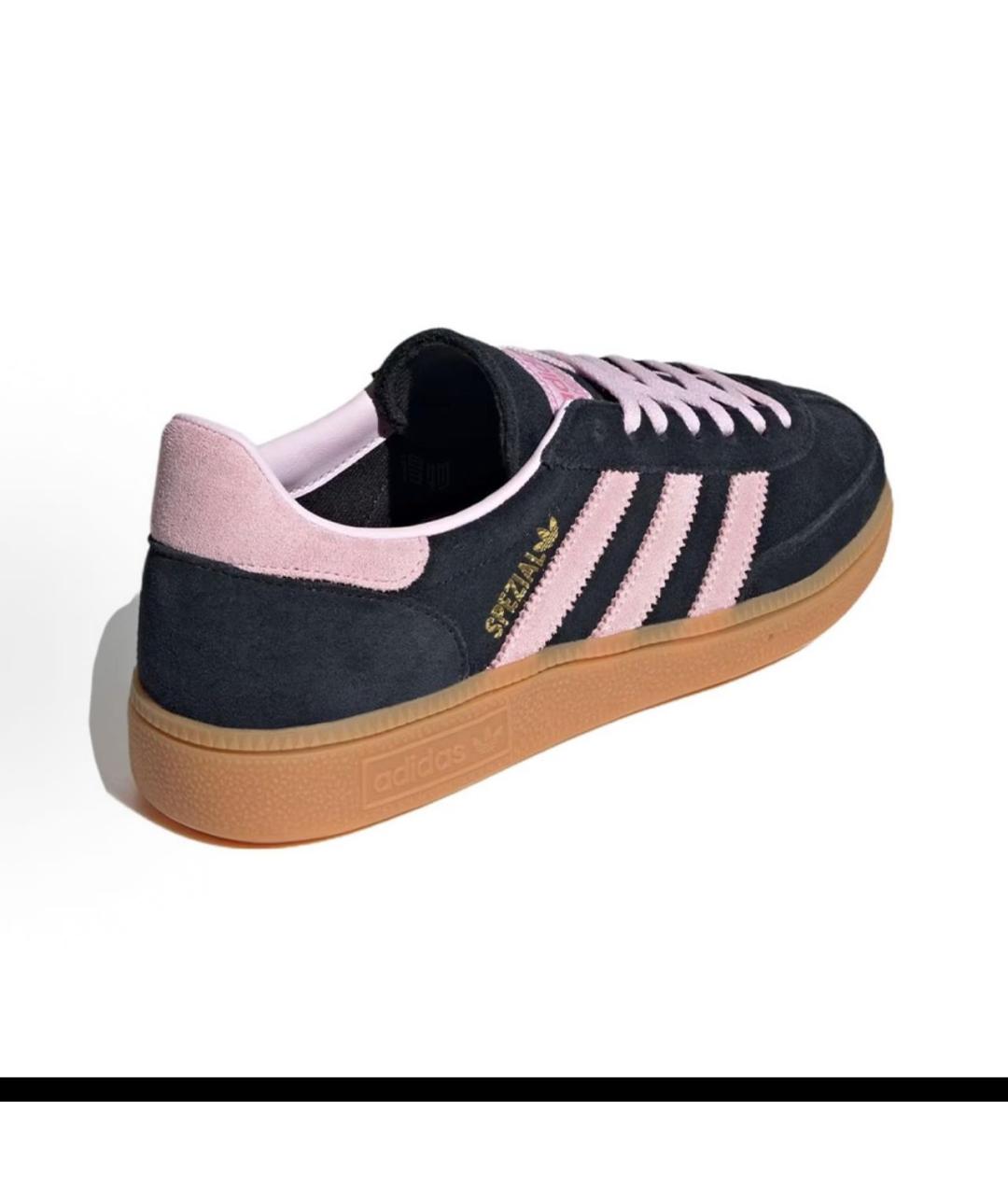 ADIDAS Темно-синие замшевые кроссовки, фото 4