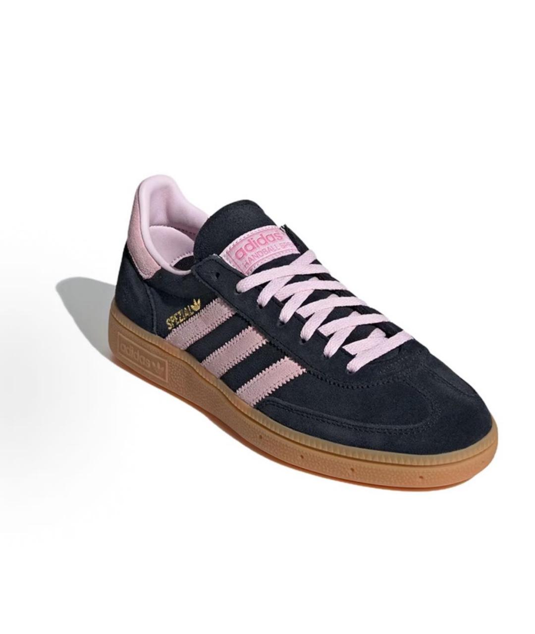 ADIDAS Темно-синие замшевые кроссовки, фото 3