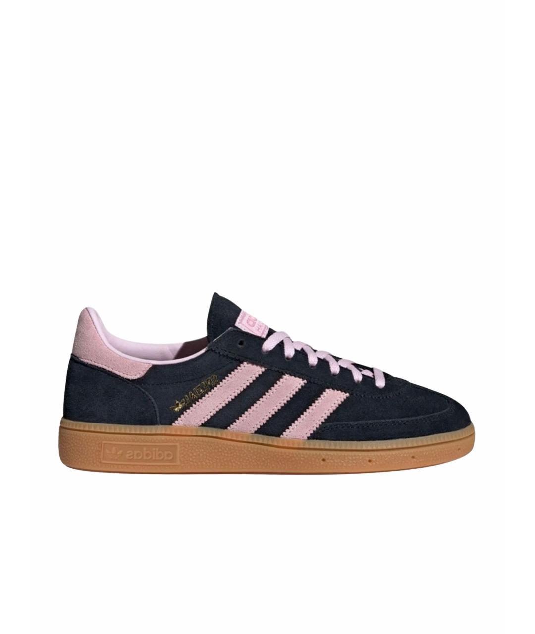ADIDAS Темно-синие замшевые кроссовки, фото 1