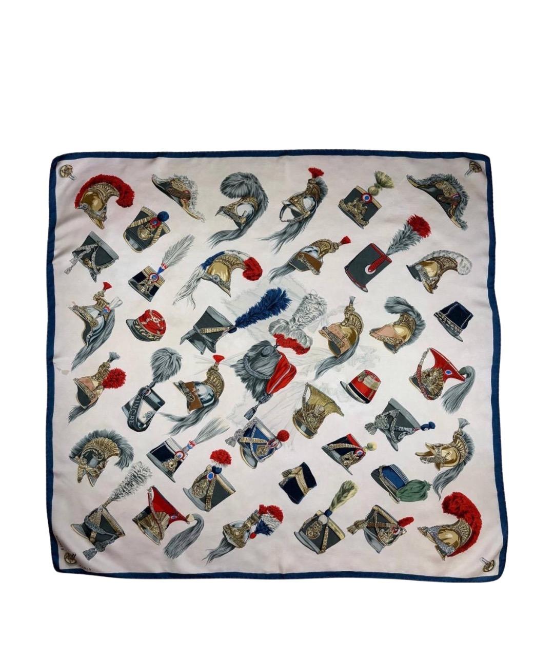 HERMES Мульти шелковый платок, фото 1