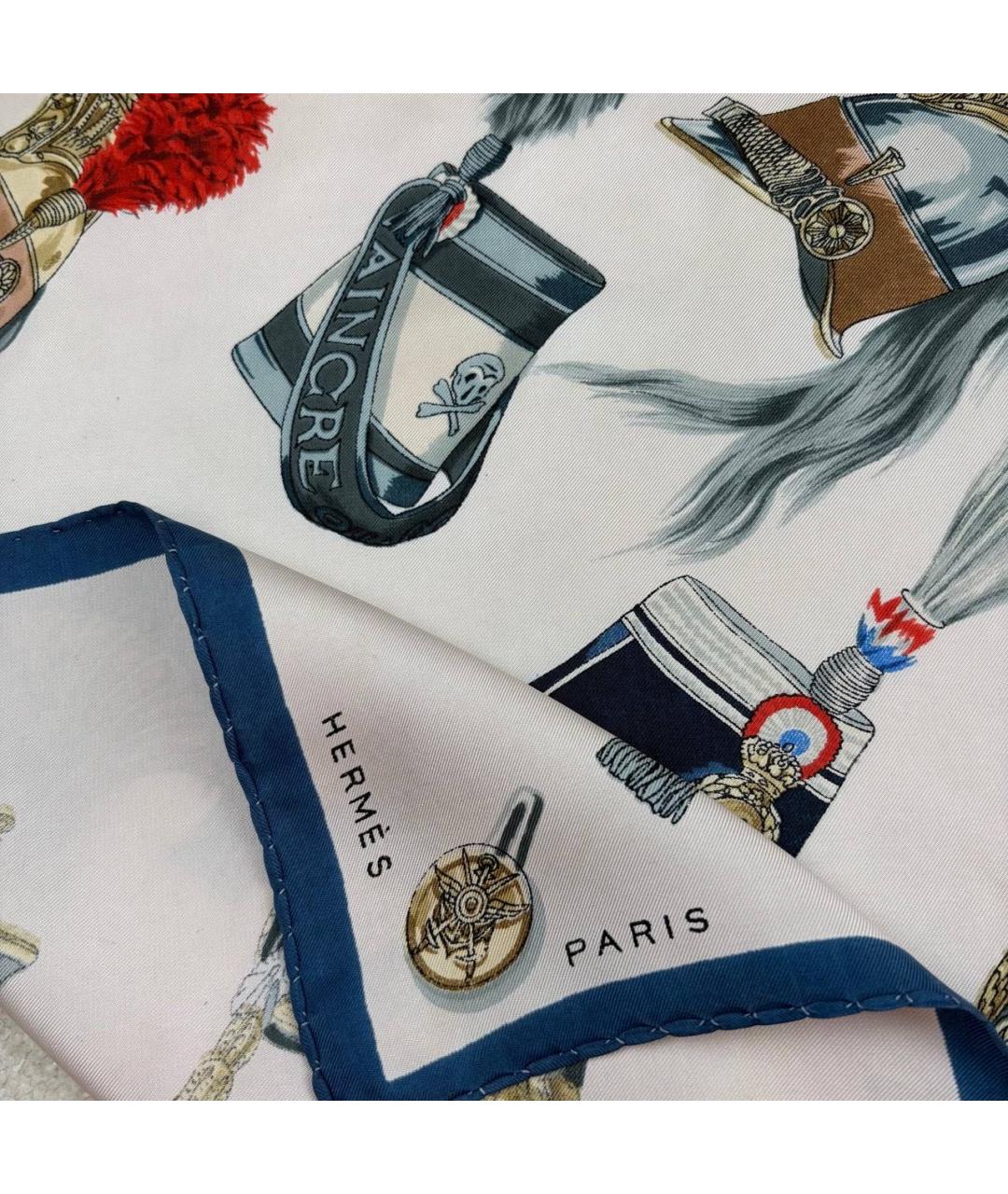 HERMES Мульти шелковый платок, фото 2