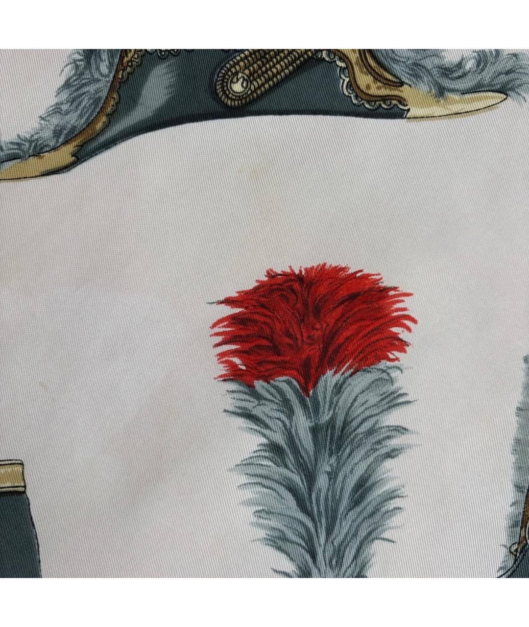 HERMES Мульти шелковый платок, фото 6