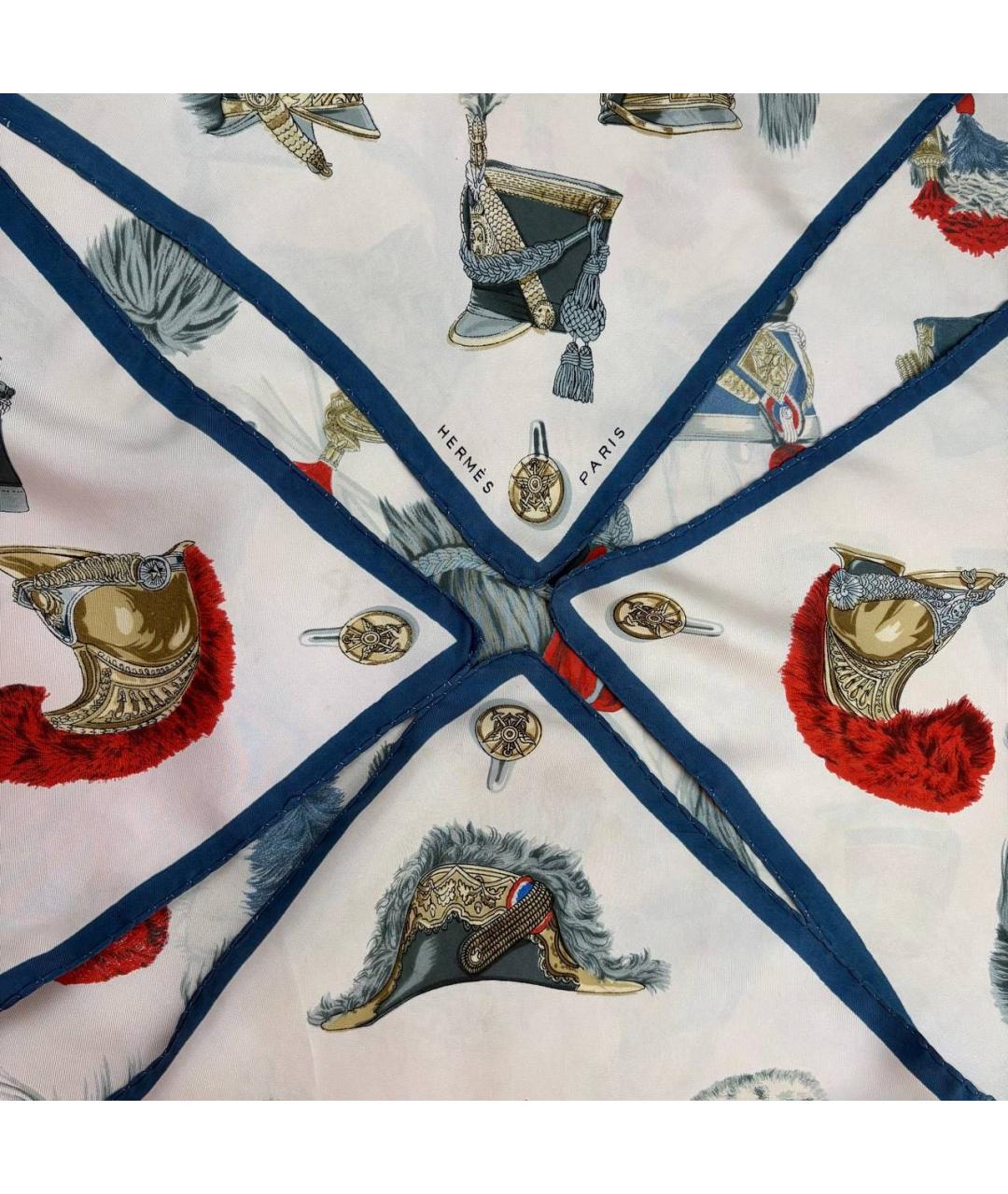HERMES Мульти шелковый платок, фото 3