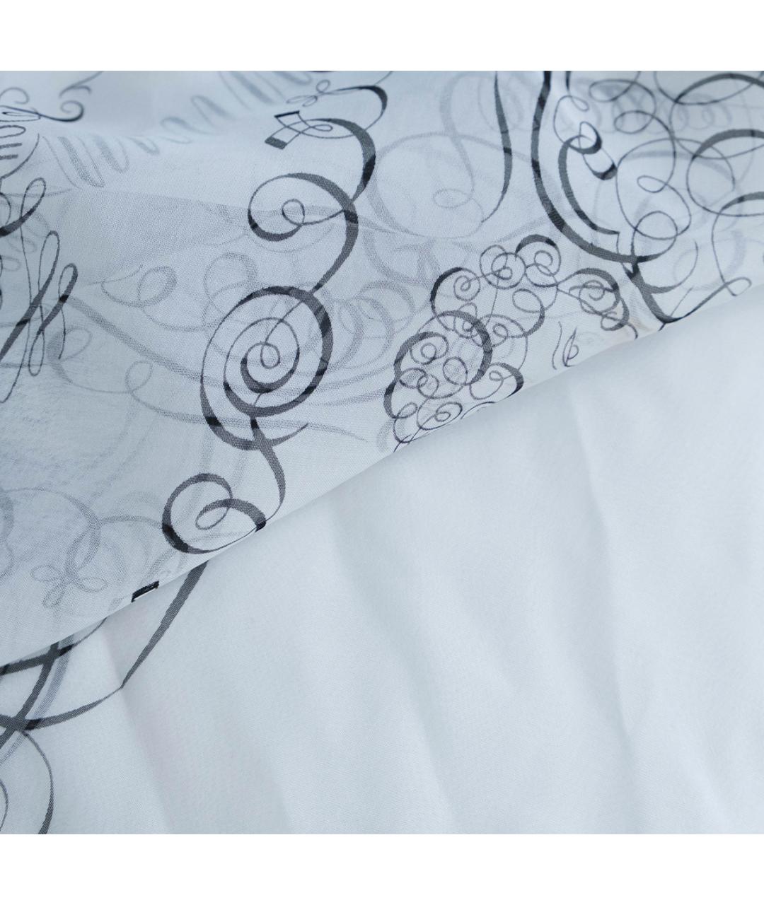 HERMES Белый шелковый платок, фото 4