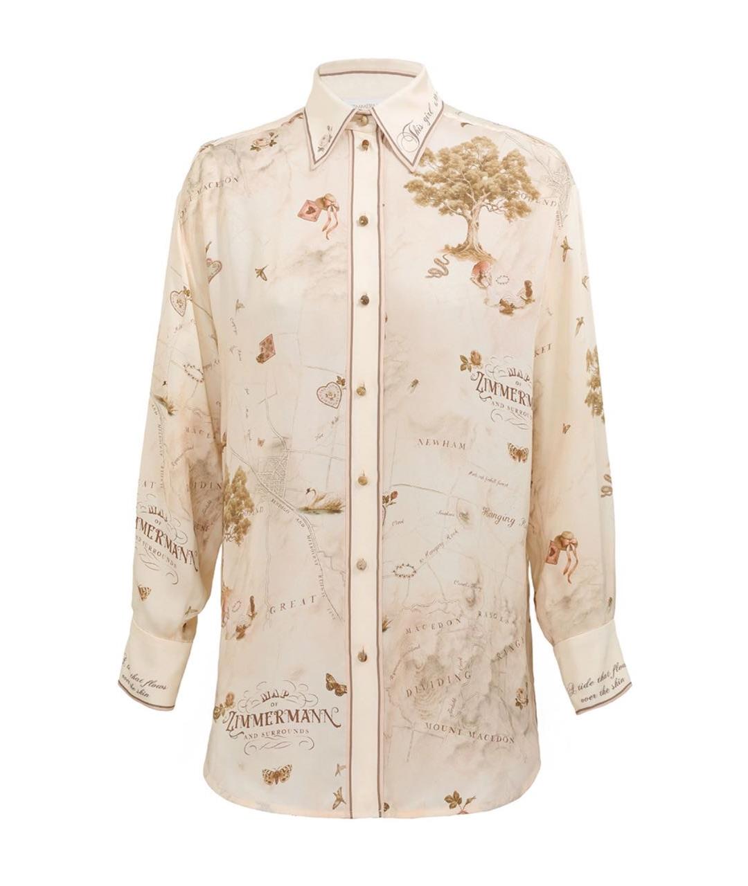 ZIMMERMANN Бежевый костюм с брюками, фото 1