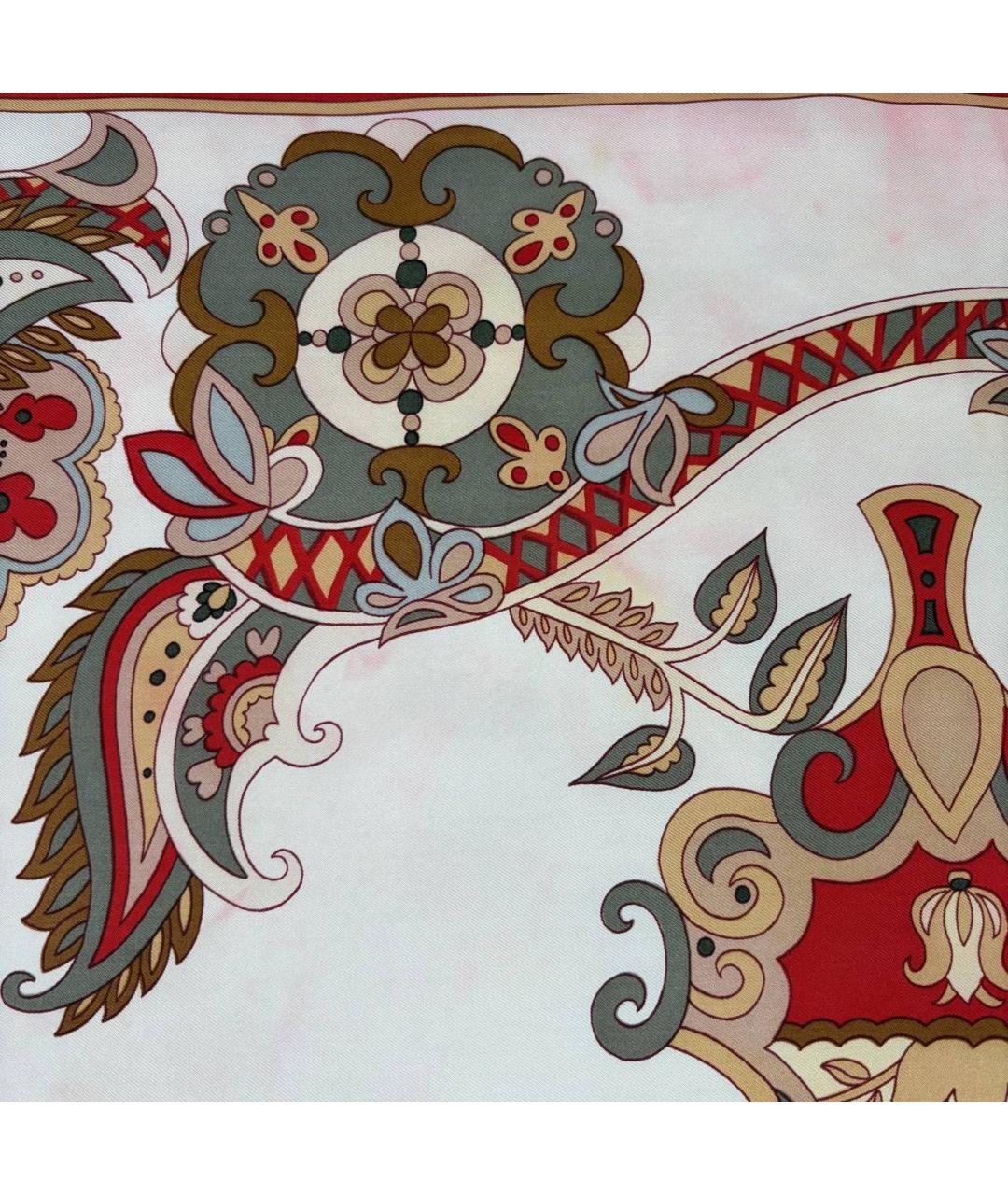 HERMES Мульти шелковый платок, фото 6