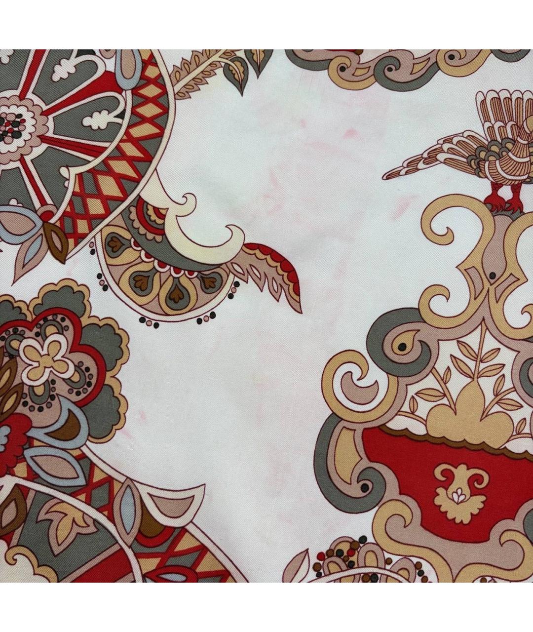 HERMES Мульти шелковый платок, фото 4