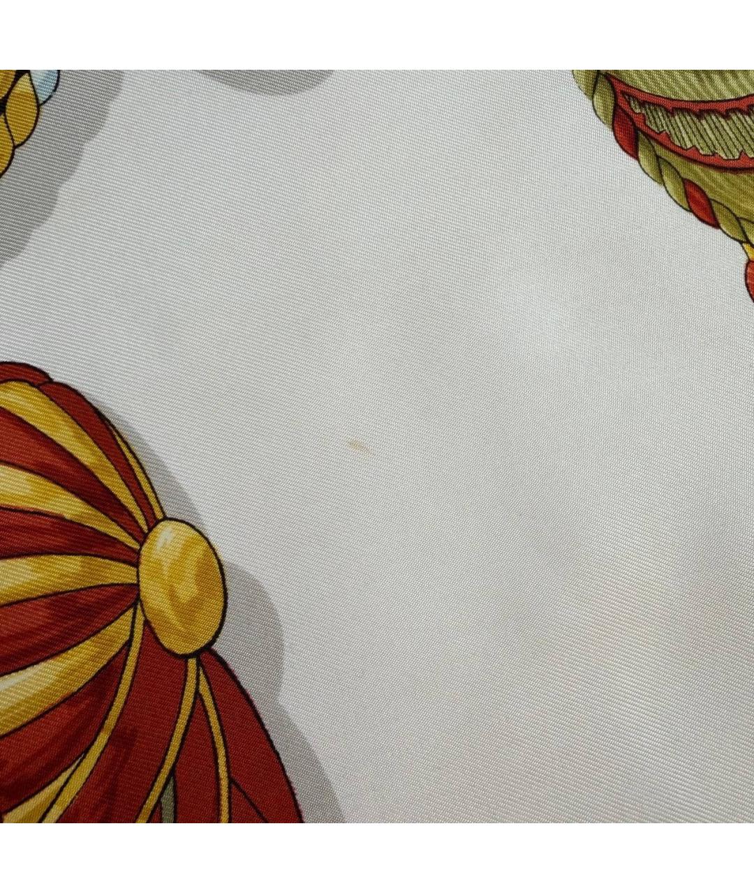 HERMES Мульти шелковый платок, фото 5