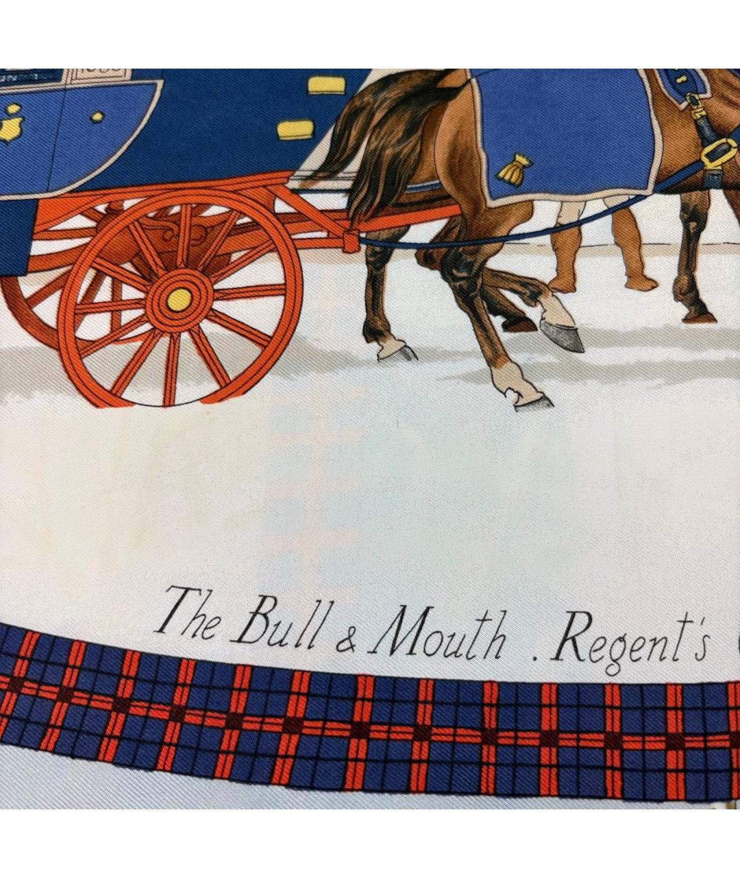 HERMES Мульти шелковый платок, фото 4