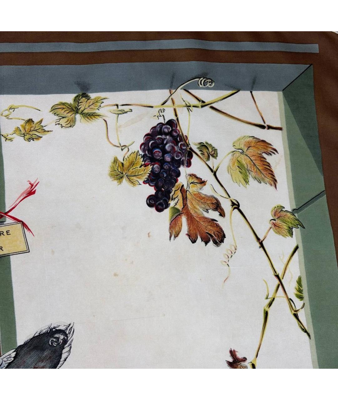 HERMES Мульти шелковый платок, фото 5