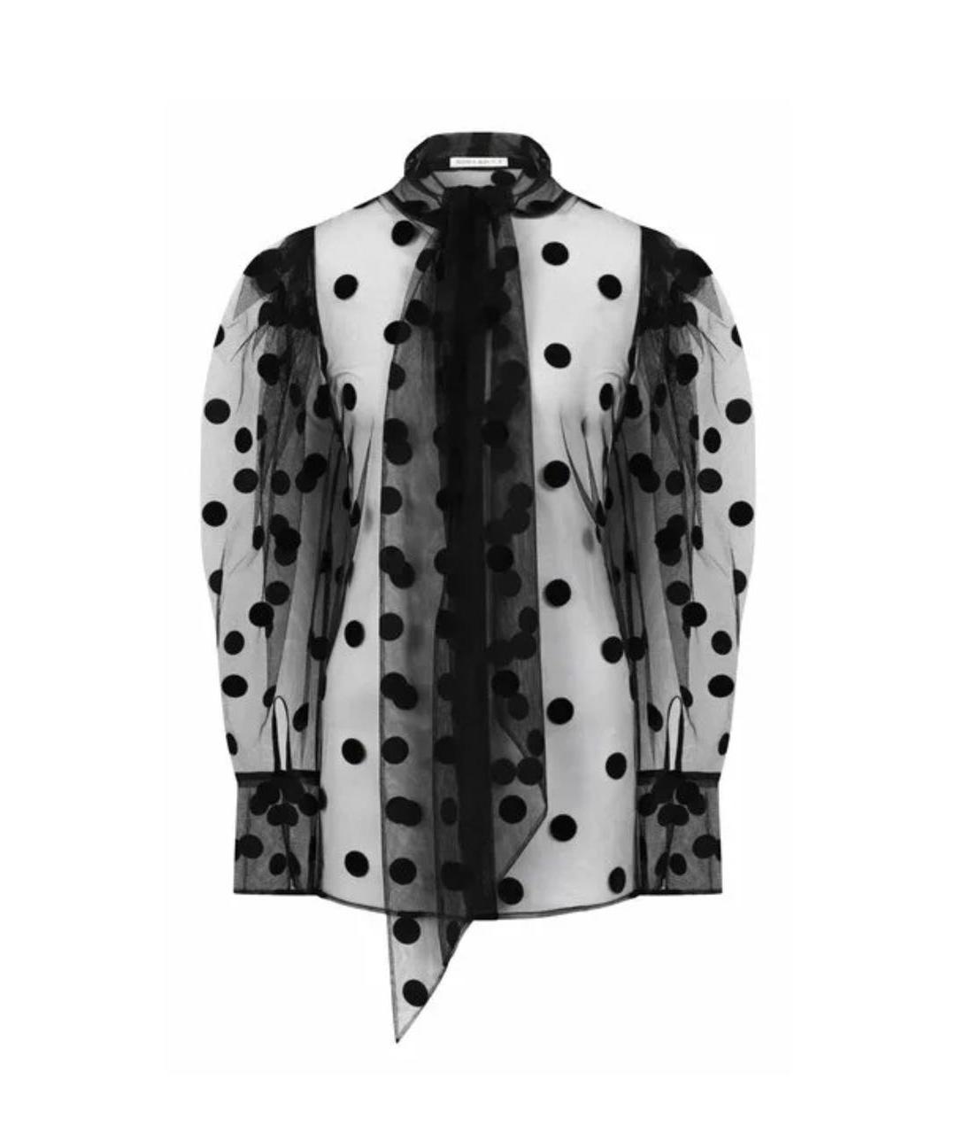 NINA RICCI Черная вискозная блузы, фото 9