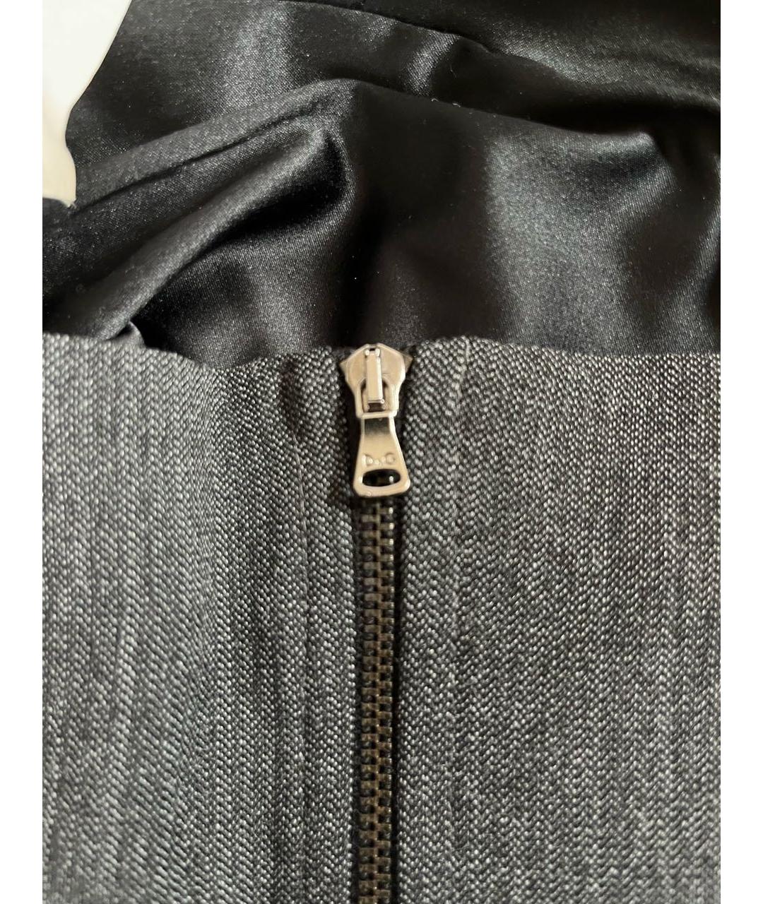 DOLCE&GABBANA Антрацитовое коктейльное платье, фото 7