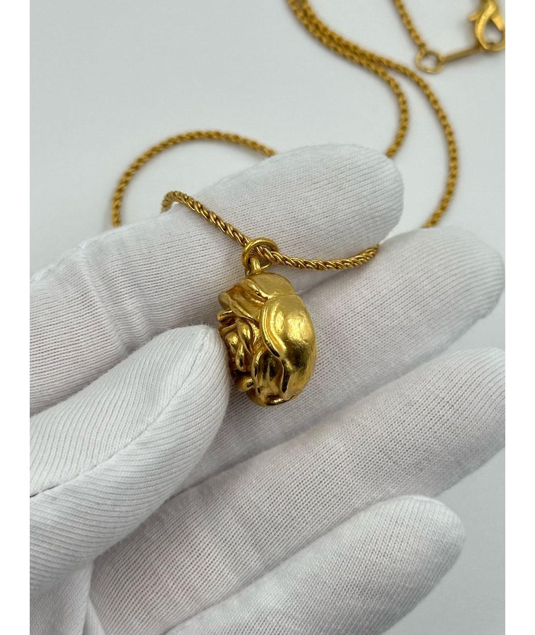 KENZO Золотая позолоченная подвеска, фото 3