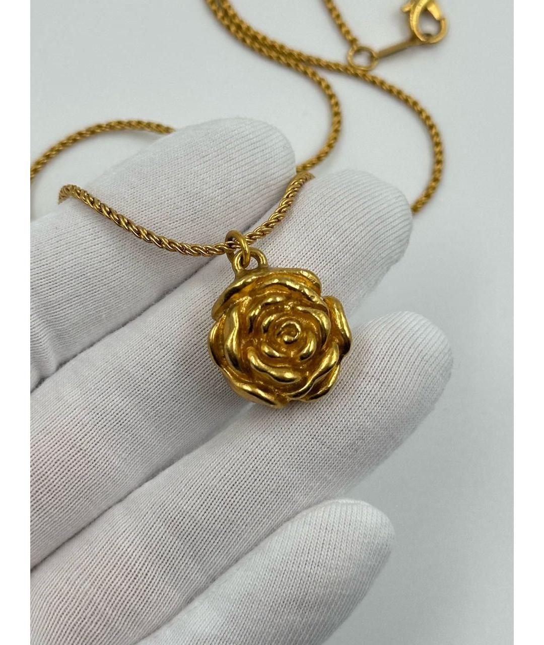 KENZO Золотая позолоченная подвеска, фото 2