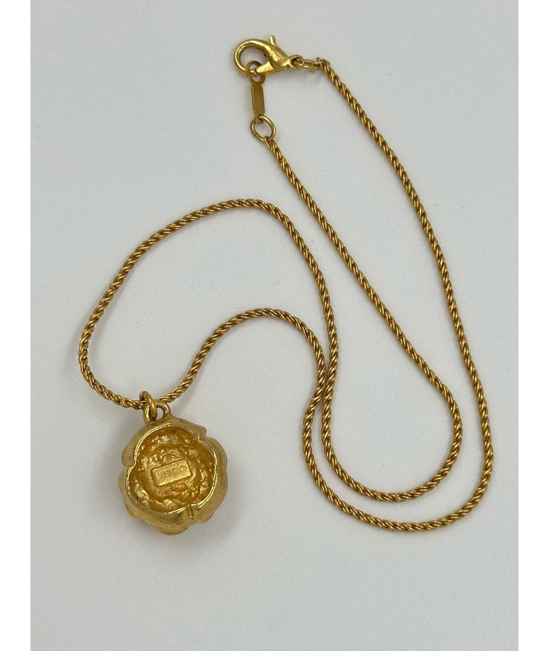 KENZO Золотая позолоченная подвеска, фото 4