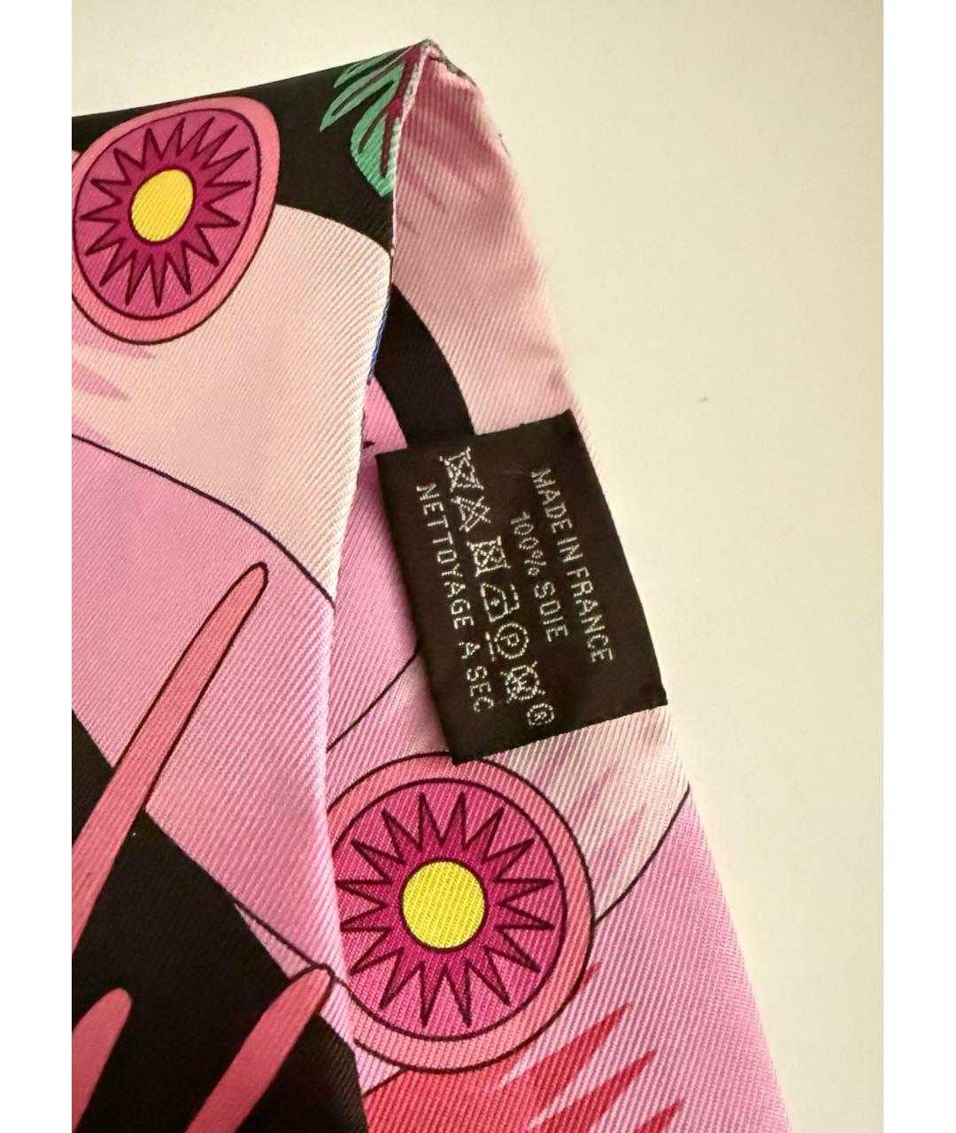 HERMES Мульти шелковый платок, фото 3