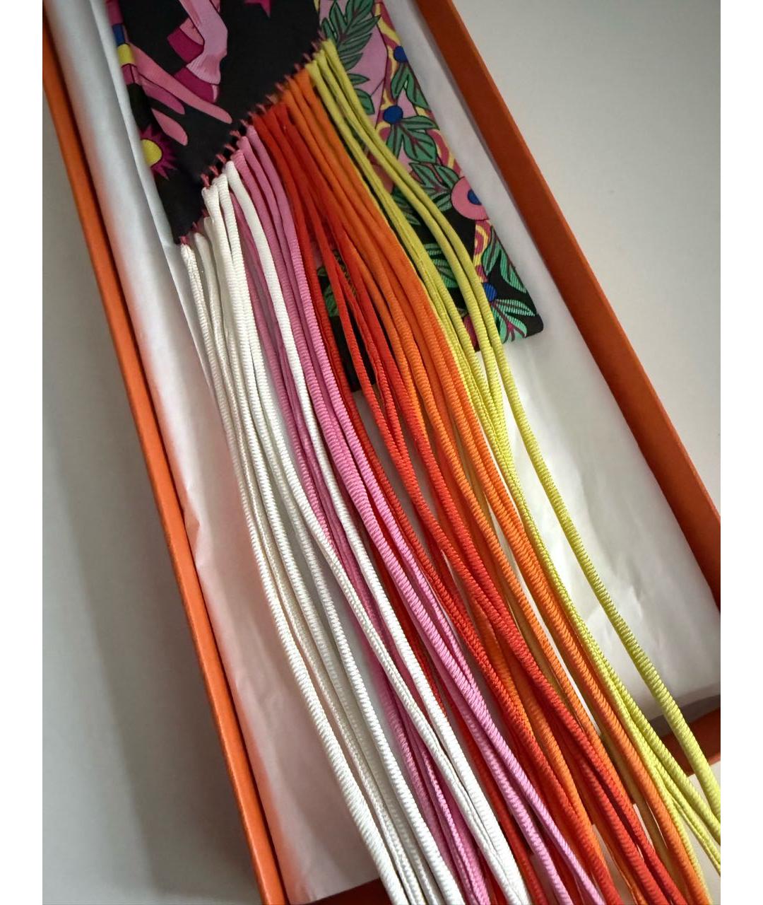 HERMES Мульти шелковый платок, фото 4