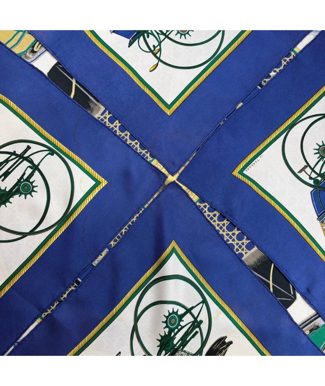 HERMES Мульти шелковый платок, фото 3