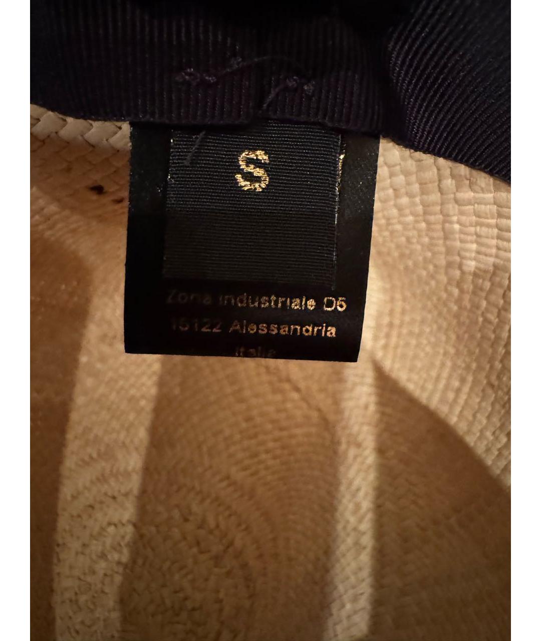 BORSALINO Бежевая соломенная шляпа, фото 5