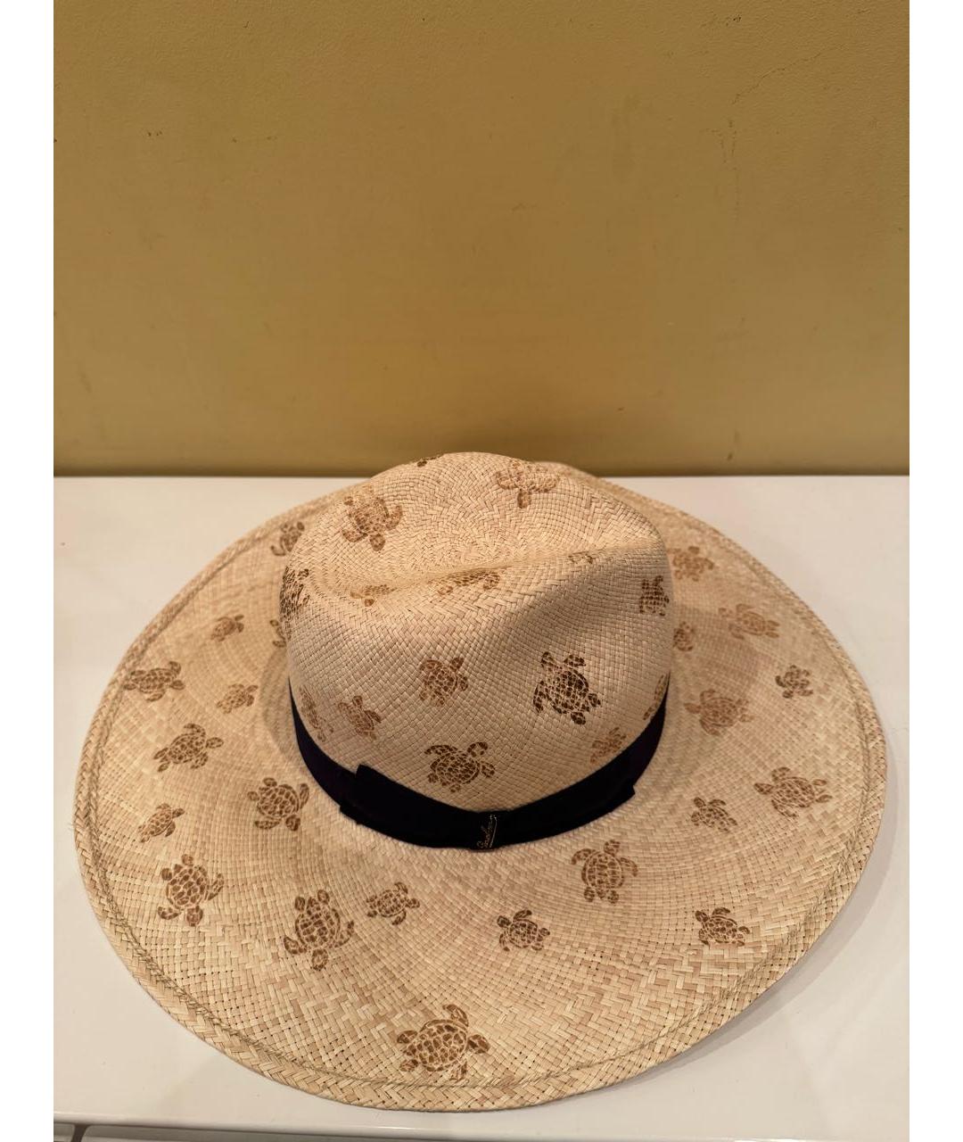 BORSALINO Бежевая соломенная шляпа, фото 2