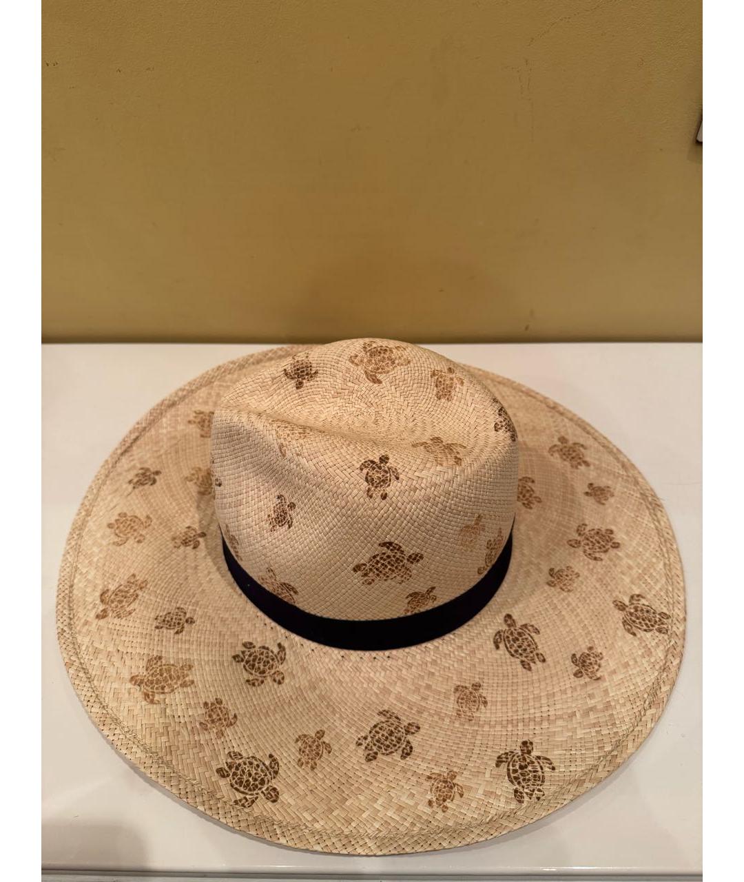 BORSALINO Бежевая соломенная шляпа, фото 3