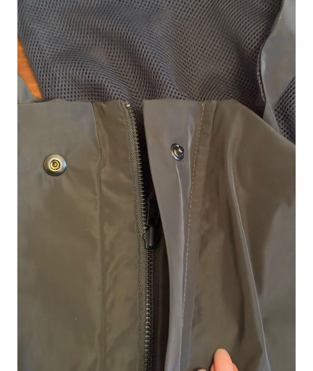 EMPORIO ARMANI Хаки полиэстеровый жилет, фото 5
