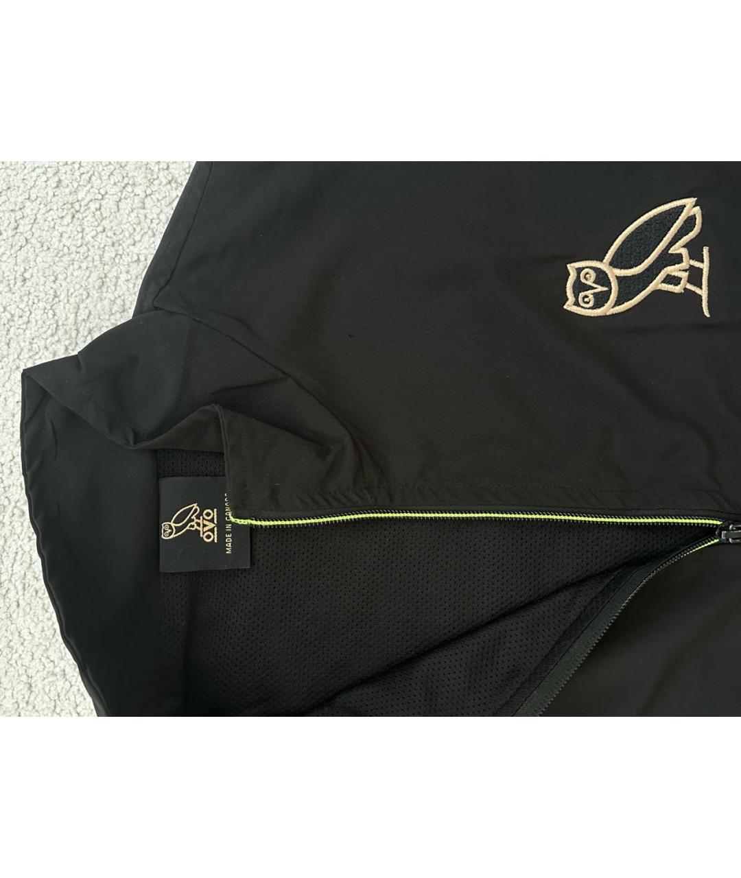 OVO by Drake Черная полиэстеровая спортивная куртка, фото 2