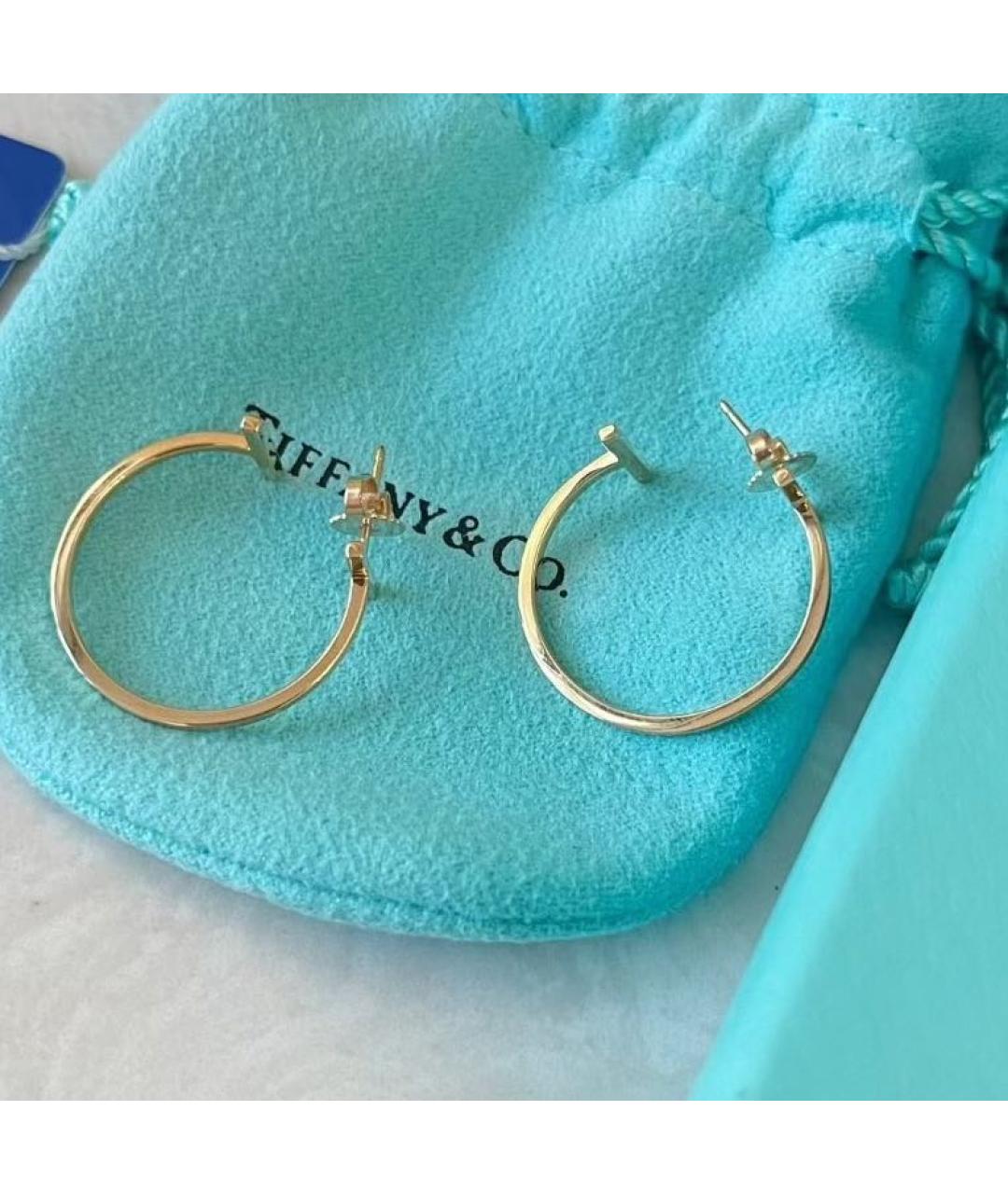 TIFFANY&CO Розовые серьги из розового золота, фото 2